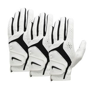 Nike Dura Feel X Golf Gloves (Pack of 3) / White/Black